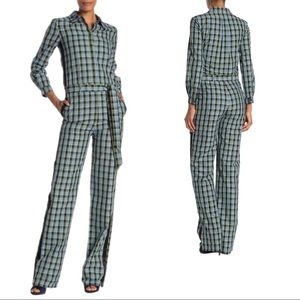 Burberry Lampton Check Cotton/Silk Jumpsuit